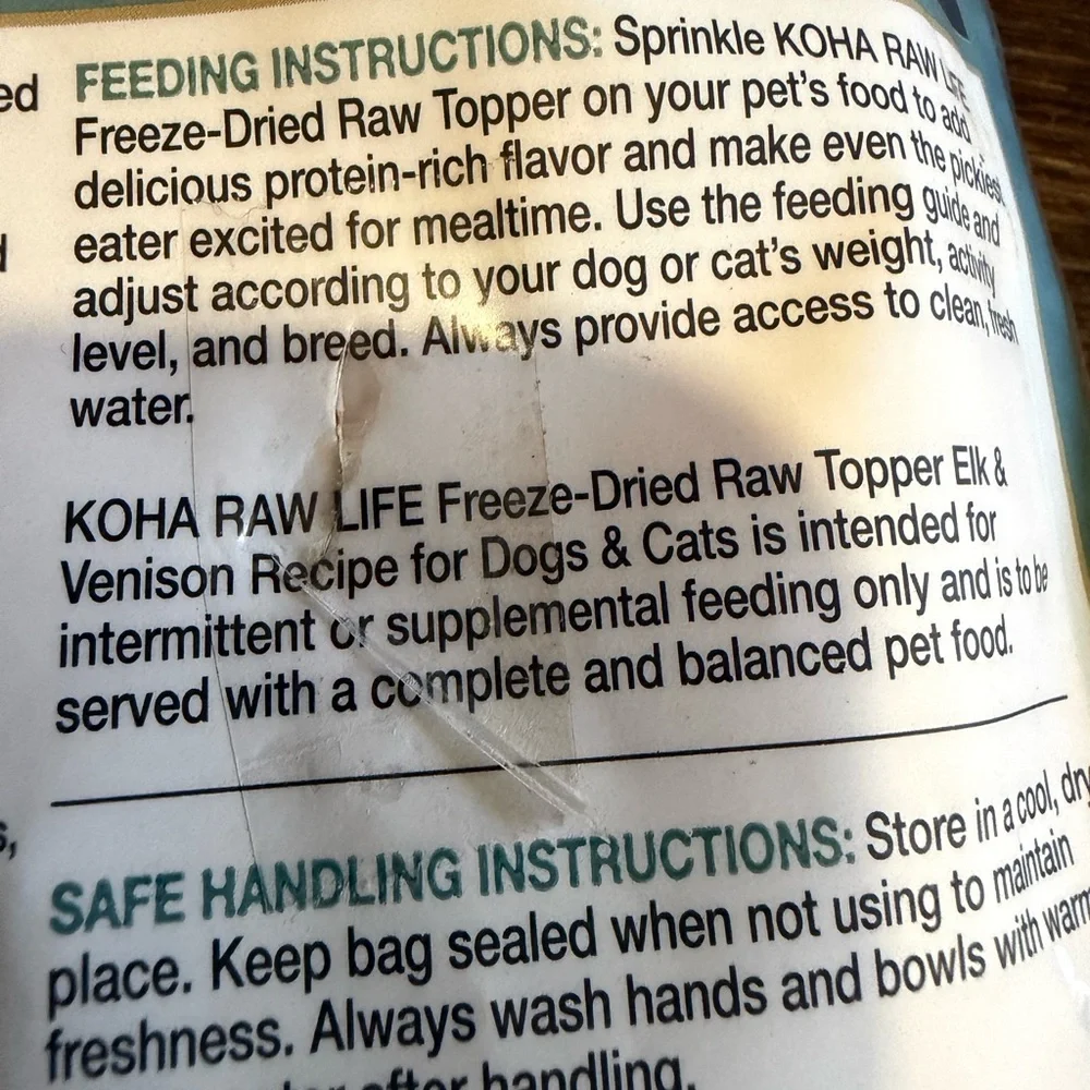 Raw Life Freeze Dried Meal Toppers - 3 Packages